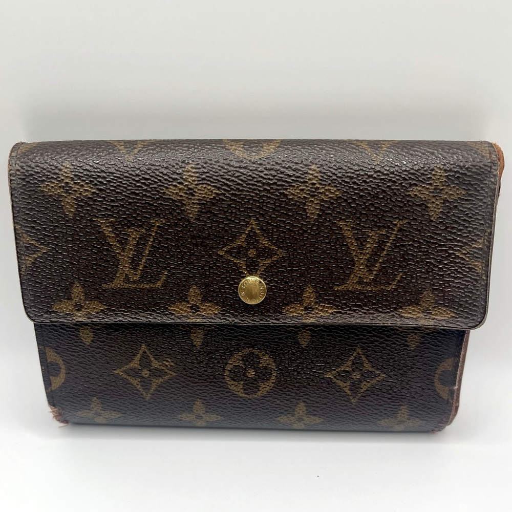 LOUIS VUITTON Monogram Porte Tresor Etui Papie Wallet